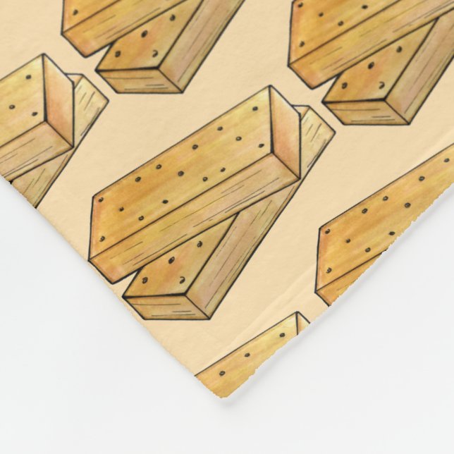 Manta Polar Té de pan tostado escocés Biscuits Panadería britá (Esquina)