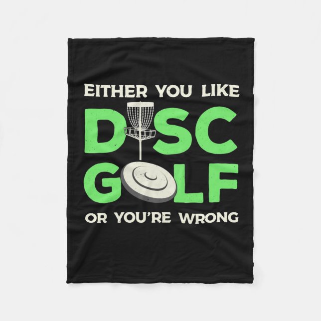 Manta Polar Te Gusta El Disco Golf (Anverso)
