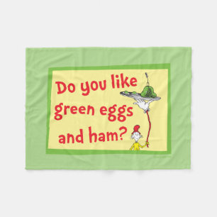 Manta Polar ¿Te gustan los huevos verdes con jamón?