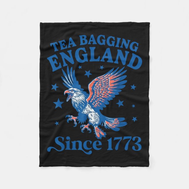 Manta Polar Tea Bagging England Since 1773 Patriotic Eagle 4th (Anverso)
