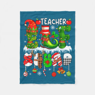 Manta Polar Teacher Elf Squad Xmas Colorful Elf Hat Scute Ss C
