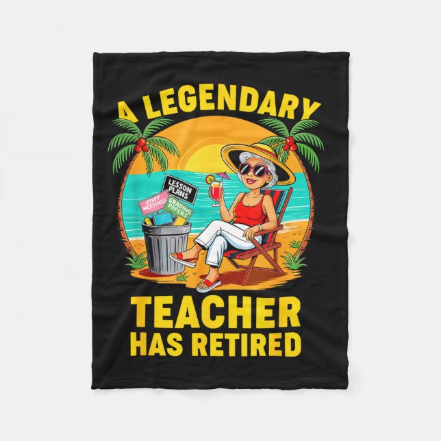 Manta Polar Teacher Legend Has Retired 2025 Happy Retirement P (Anverso)