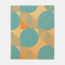 Manta Polar Teal, Tan, and Orange in Retro Look Pattern