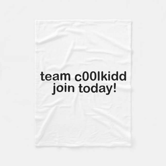 Manta Polar Team C00lkidd Join Today Kids Funny Quote Cool Kid (Anverso)