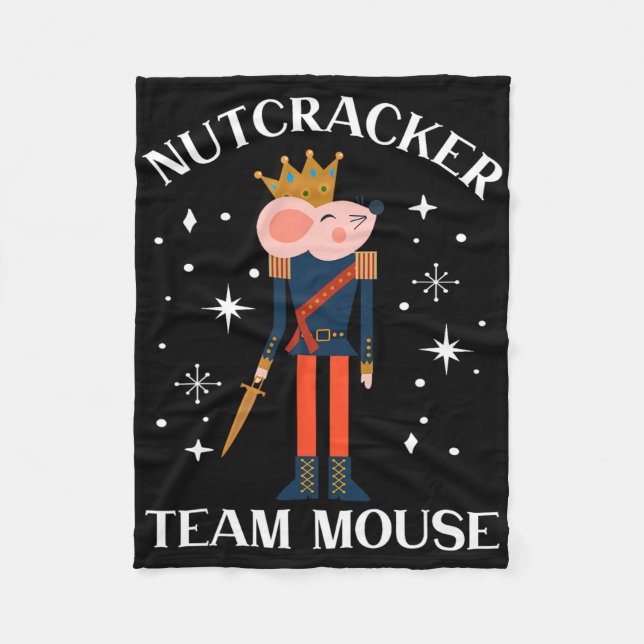 Manta Polar Team Mouse Nutcracker Christmas Dance Fun Soldier  (Anverso)