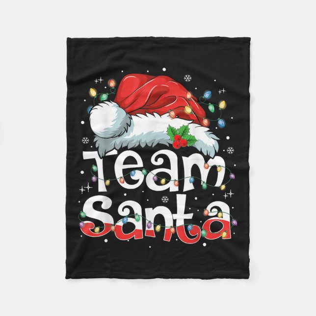 Manta Polar Team Santa Claus Christmas Family Matching Pajama  (Anverso)