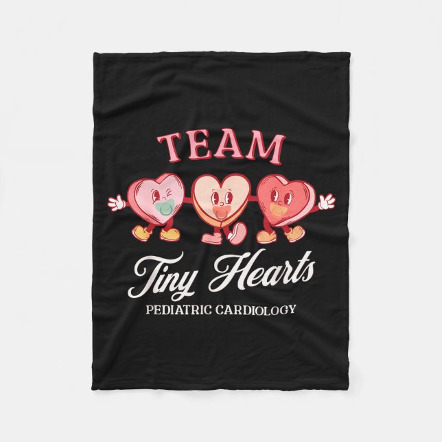 Manta Polar Team Tiny Heart Pediatric Cardiology Candy Heart V (Anverso)