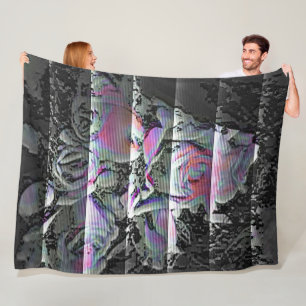 Manta Polar Techno Bouquet Fleece Blanket