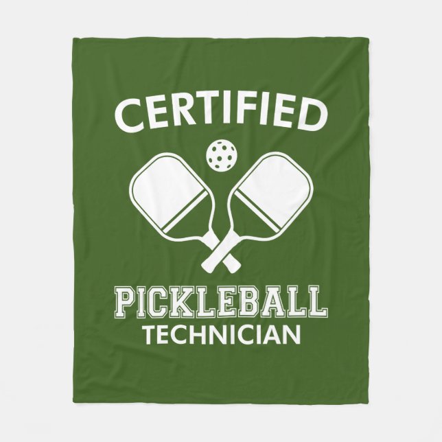 Manta Polar Técnico de Pickleball Certificado (Anverso)