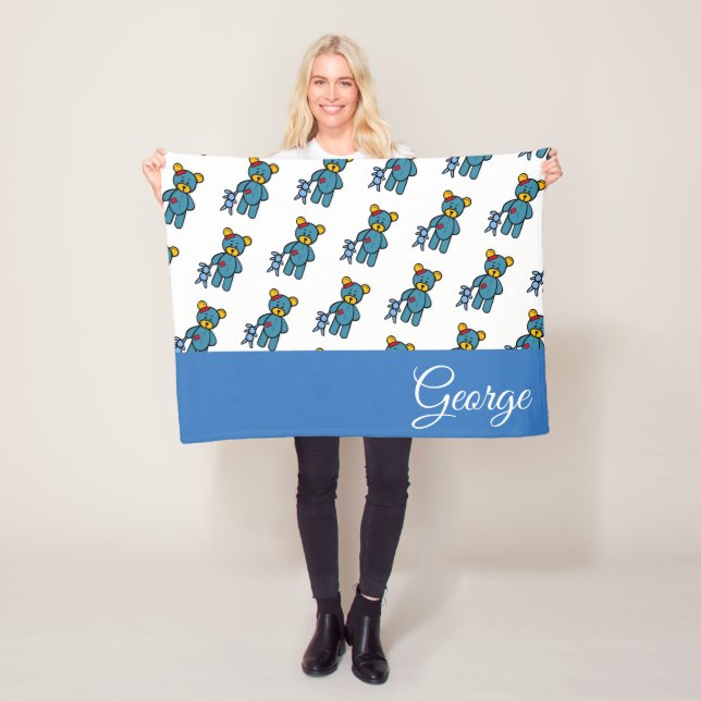 Manta Polar Teddy Bear (In situ)