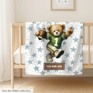 Manta Polar Teddy Bear Blanket Todd