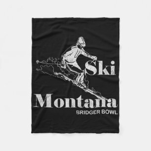 Manta Polar Tee de esquí Retro Montana Bridger Bowl