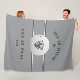 Manta Polar Tee de Golfista Altísimo con Monograma Gris Deport