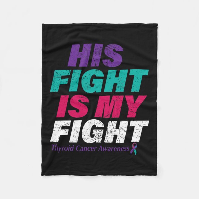 Manta Polar Tee de sensibilización sobre el cáncer (Anverso)