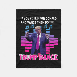 Manta Polar Tee Gracioso Para Papás Y Madres Que Aman A Trump 