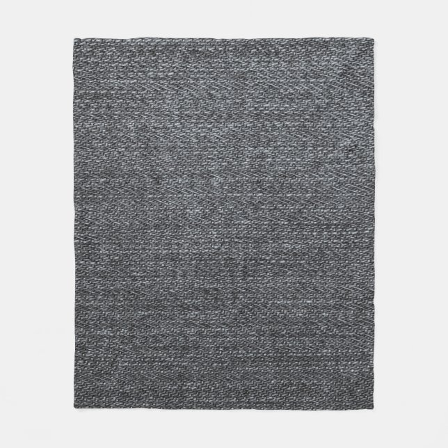 Manta Polar Tejido azul de textura de tela denim (Anverso)