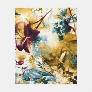 Manta Polar Tejido de batik con estampado adecuado como abono