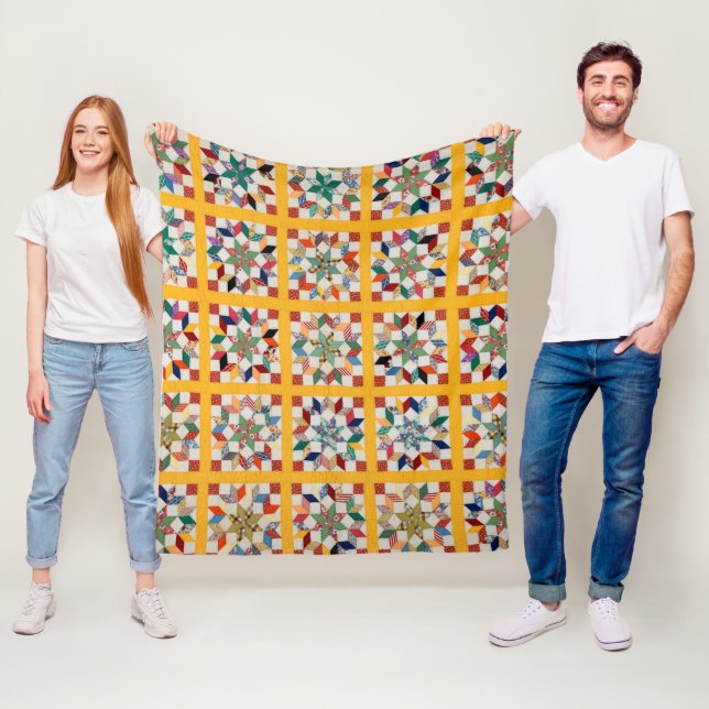 Manta Polar Tejido de rueda del carpintero (In situ)