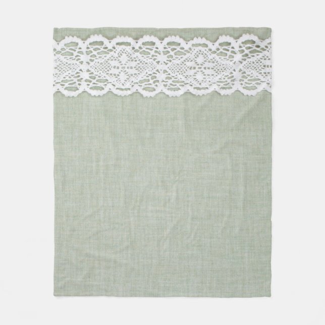 Manta Polar Tejido textil y encaje  (Anverso)