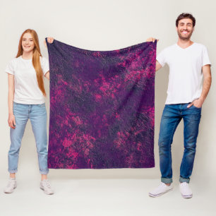 Manta Polar Tejido violeta morado oscuro textura mármol ante g