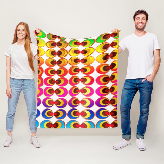 Manta Polar Tejidos psicodélicos (In situ)