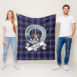 Manta Polar Tela de cuadros escoceses del clan Dunlop