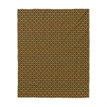 Tela Kente Vertical Negra, Verde, Roja, Amarilla