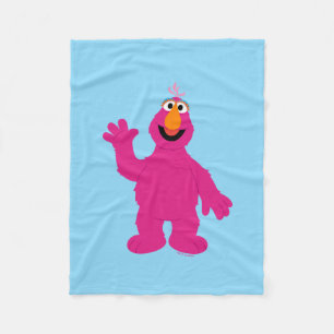 Manta Polar Telly Monster de Barrio Sésamo