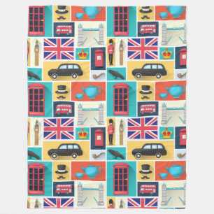 Manta Polar Tema de Londres