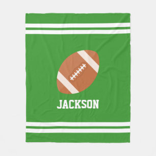 Manta Polar Tema del fútbol personalizado