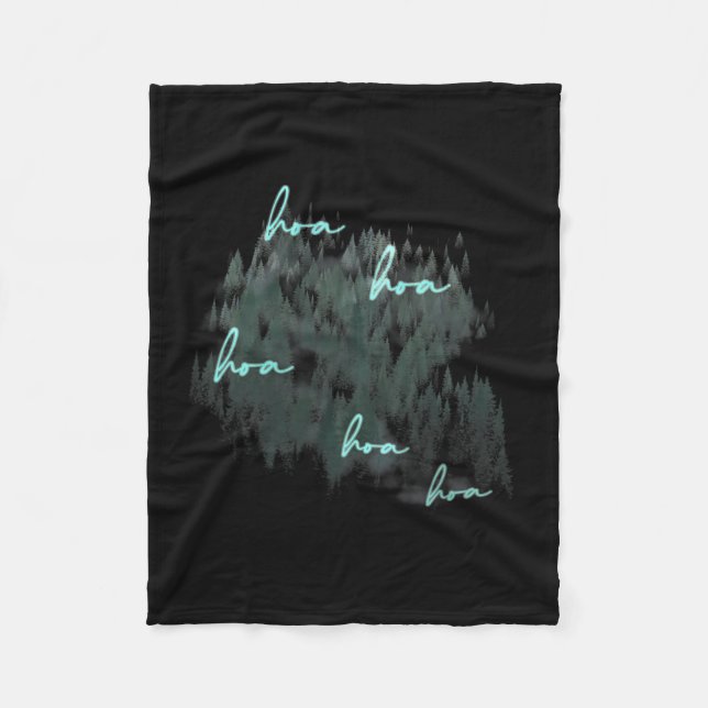 Manta Polar Temporada de Hoa Hoa Hoa (Anverso)