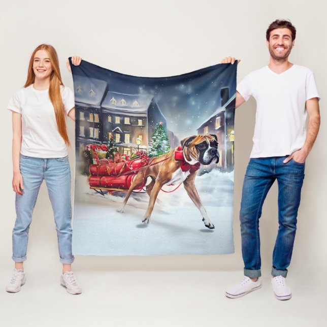 Manta Polar Temporada festiva de Navidades Boxer (In situ)