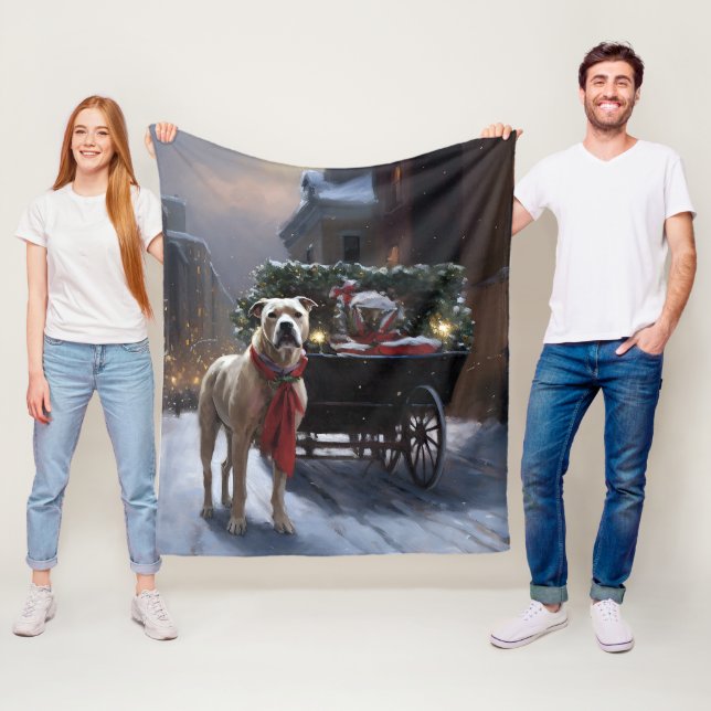 Manta Polar Temporada festiva de Navidades de Staffordshire en (In situ)