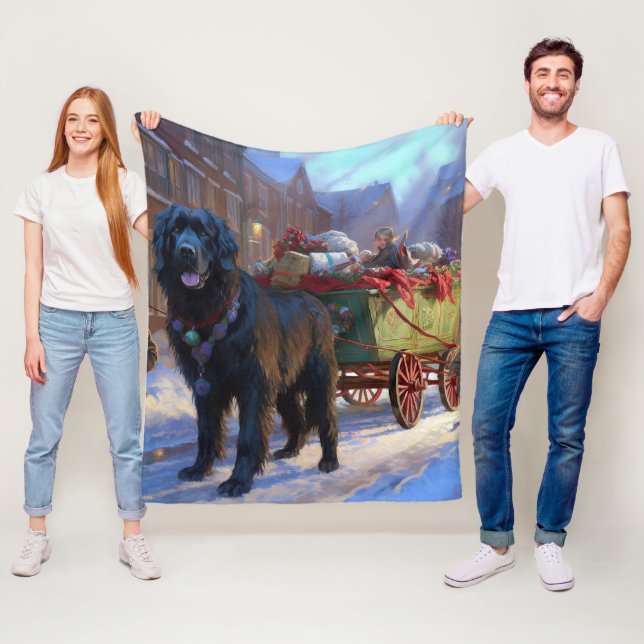 Manta Polar Temporada festiva de Navidades de Terranova (In situ)