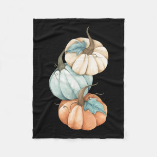 Manta Polar Temporada Otoño Caída Calabaza Pastel de Color Cut