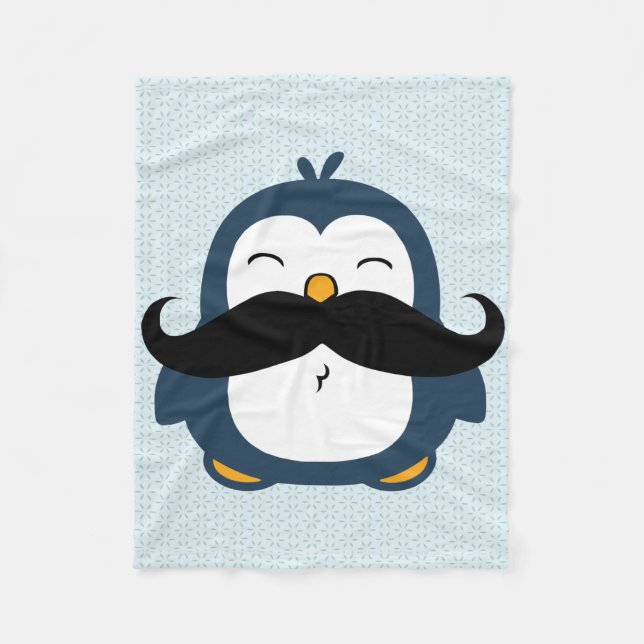 Manta Polar Tendencia del bigote del pingüino (Anverso)
