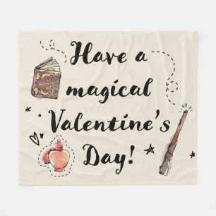 Manta Polar Tener Un El día de San Valentín Mágico
