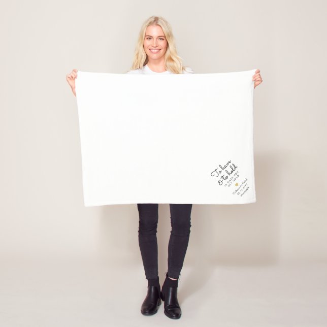 Manta Polar Tener y celebrar la boda a favor de la fiesta (In situ)