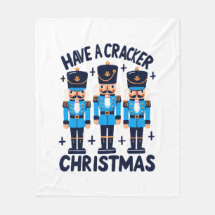 Manta Polar Tenga una navidad cascanueces