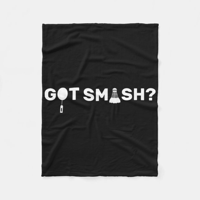 Manta Polar Tengo a Smash_ Funny Badminton Shuttle Lover (Anverso)