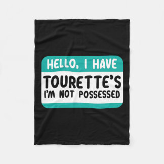 Manta Polar Tengo conocimiento del síndrome de turetta Cinta V