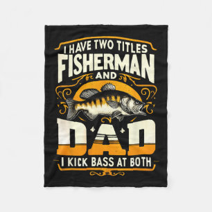 Manta Polar Tengo dos títulos Fisherman Dad Día B Fez