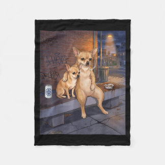 Manta Polar Tengo Ese Perro Dentro De Mí Funny Chihuahua Fuman