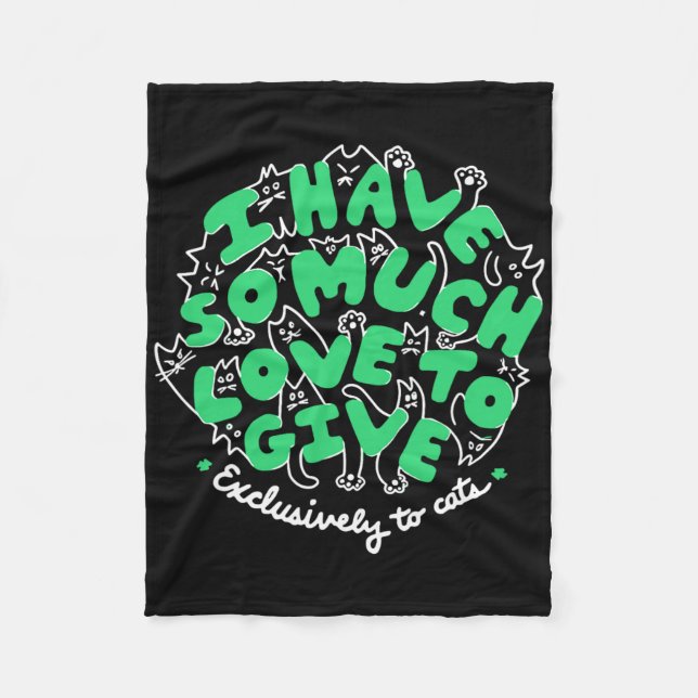 Manta Polar Tengo Mucho Amor De Darle Graciosa Exclusivamente  (Anverso)