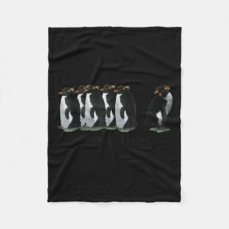 Manta Polar Tengo que ser pingüino - pingüinos de Rockhopper