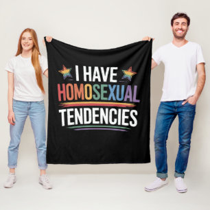Manta Polar Tengo Tendencias Homosexuales Orgullo LGBTQ Arcoír