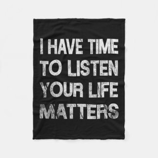 Manta Polar Tengo Tiempo De Escuchar La Conciencia Sobre El Su