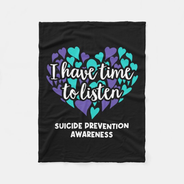 Manta Polar Tengo Tiempo Para Escuchar La Conciencia De La Pre (Anverso)