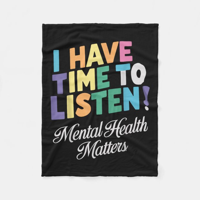 Manta Polar Tengo Tiempo Para Escuchar La Conciencia De La Sal (Anverso)