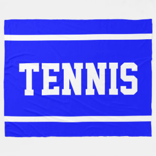 Manta Polar TENIS Divertido Azul Brillante Deportivo Blanco Ra